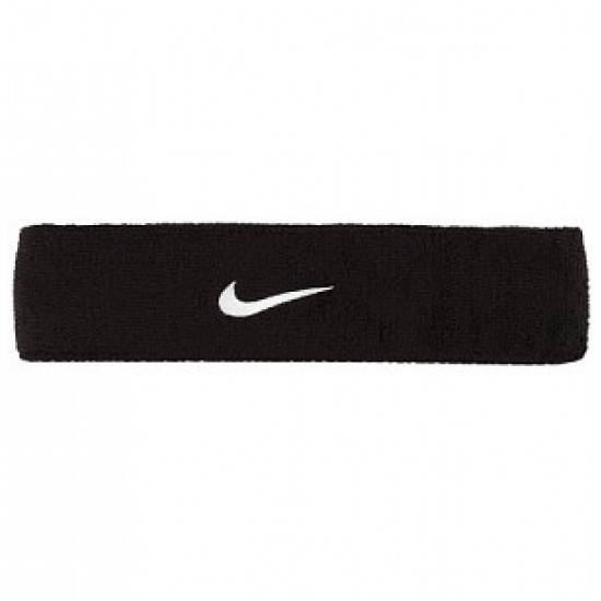 TESTEIRA NIKE SWOOSH HEADBAND - PRETO